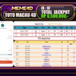 Bukti Jp MEME4D Togel Online 18 JANUARI 2025