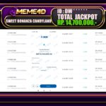 Bukti Jp MEME4D Casino Online 12 JANUARI 2025