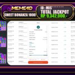 Bukti Jp MEME4D Slot Online 16 JANUARI 2025