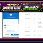 Bukti Jp MEME4D Slot Online 21 JANUARI 2025