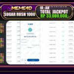 Bukti Jp MEME4D Slot Online 24 JANUARI 2025