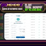 Bukti Jp MEME4D Slot Online 21 JANUARI 2025