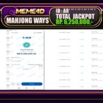 Bukti Jp MEME4D Slot Online 20 JANUARI 2025