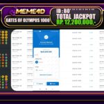 Bukti Jp MEME4D Slot Online 22 JANUARI 2025