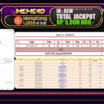 Bukti Jp MEME4D Togel Online 21 JANUARI 2025