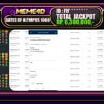 Bukti Jp MEME4D Slot Online 24 JANUARI 2025