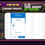 Bukti Jp MEME4D Slot Online 23 JANUARI 2025