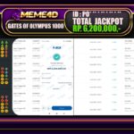 Bukti Jp MEME4D Slot Online 21 JANUARI 2025