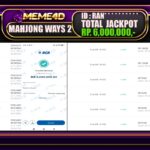 Bukti Jp MEME4D Slot Online 21 JANUARI 2025