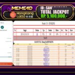 Bukti Jp MEME4D Togel Online 21 JANUARI 2025
