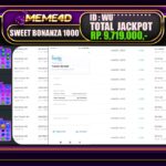 Bukti Jp MEME4D Slot Online 21 JANUARI 2025