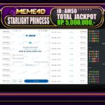 Bukti Jp MEME4D Slot Online 18 Februari 2025