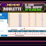 Bukti Jp MEME4D Casino Online 13 Februari 2025