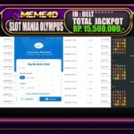 Bukti Jp MEME4D Slot Online 17 Februari 2025