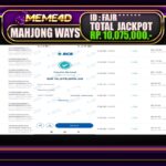 Bukti Jp MEME4D Slot Online 13 Februari 2025