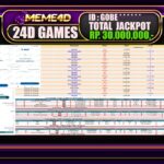 Bukti Jp MEME4D Casino Online 10 Februari 2025