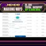 Bukti Jp MEME4D Slot Online 12 Februari 2025