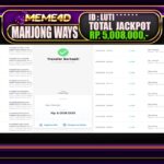 Bukti Jp MEME4D Slot Online 11 Februari 2025