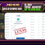 Bukti Jp MEME4D Slot Online 25 Februari 2025