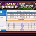 Bukti Jp MEME4D Togel Online 16 Februari 2025