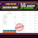 Bukti Jp MEME4D Slot Online 17 Maret 2025
