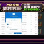 Bukti Jp MEME4D Slot Online 26 Maret 2025