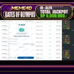 Bukti Jp MEME4D Slot Online 27 Maret 2025
