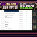 Bukti Jp MEME4D Slot Online 31 Maret 2025