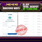 Bukti Jp MEME4D Slot Online 17 Maret 2025