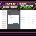 Bukti Jp MEME4D Slot Online 23 Maret 2025