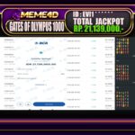 Bukti Jp MEME4D Slot Online 27 Maret 2025