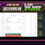 Bukti Jp MEME4D Slot Online 01 April 2025