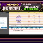 Bukti Jp MEME4D Togel Online 23 Maret 2025