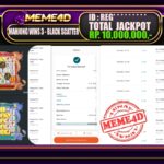 Bukti Jp MEME4D Slot Online 16 Maret 2025