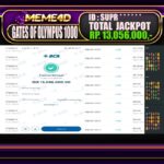 Bukti Jp MEME4D Slot Online 29 Maret 2025