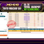 Bukti Jp MEME4D Togel Online 19 Maret 2025