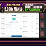 Bukti Jp MEME4D Slot Online 29 Maret 2025