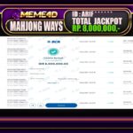 Bukti Jp MEME4D Slot Online 23 April 2025