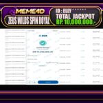 Bukti Jp MEME4D Slot Online 03 April 2025