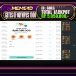 Bukti Jp MEME4D Slot Online 10 April 2025