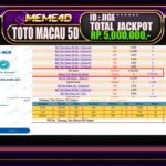 Bukti Jp MEME4D Togel Online 25 April 2025