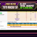 Bukti Jp MEME4D Togel Online 02 April 2025