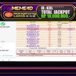 Bukti Jp MEME4D Togel Online 23 April 2025