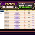 Bukti Jp MEME4D Casino Online 01 Mei 2025