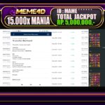 Bukti Jp MEME4D Slot Online 20 April 2025