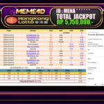 Bukti Jp MEME4D Togel Online 01 Mei 2025