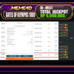 Bukti Jp MEME4D Slot Online 24 April 2025