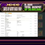 Bukti Jp MEME4D Slot Online 03 April 2025