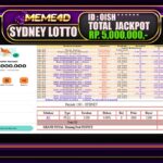 Bukti Jp MEME4D Togel Online 10 April 2025