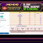 Bukti Jp MEME4D Togel Online 11 April 2025